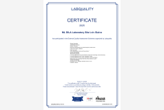 Сертифікат участі в програмі зовнішньої оцінки якості Labquality 2025