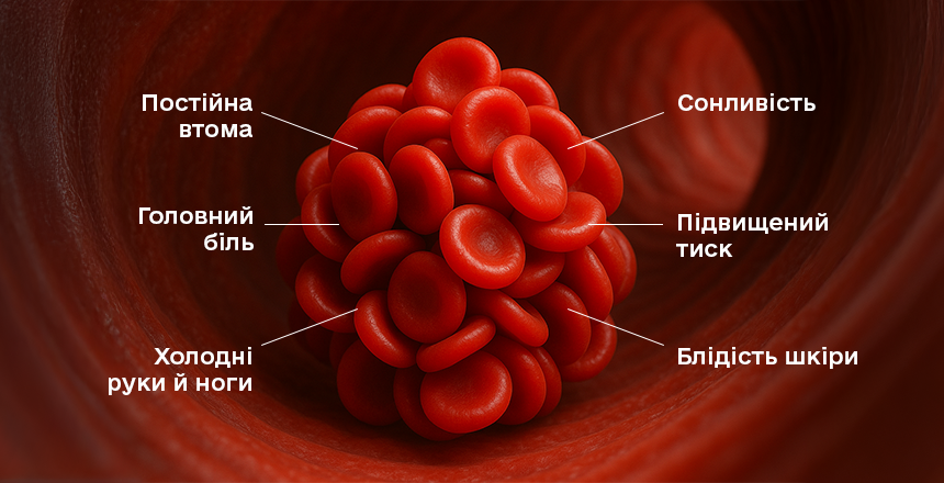 симптоми густої крові