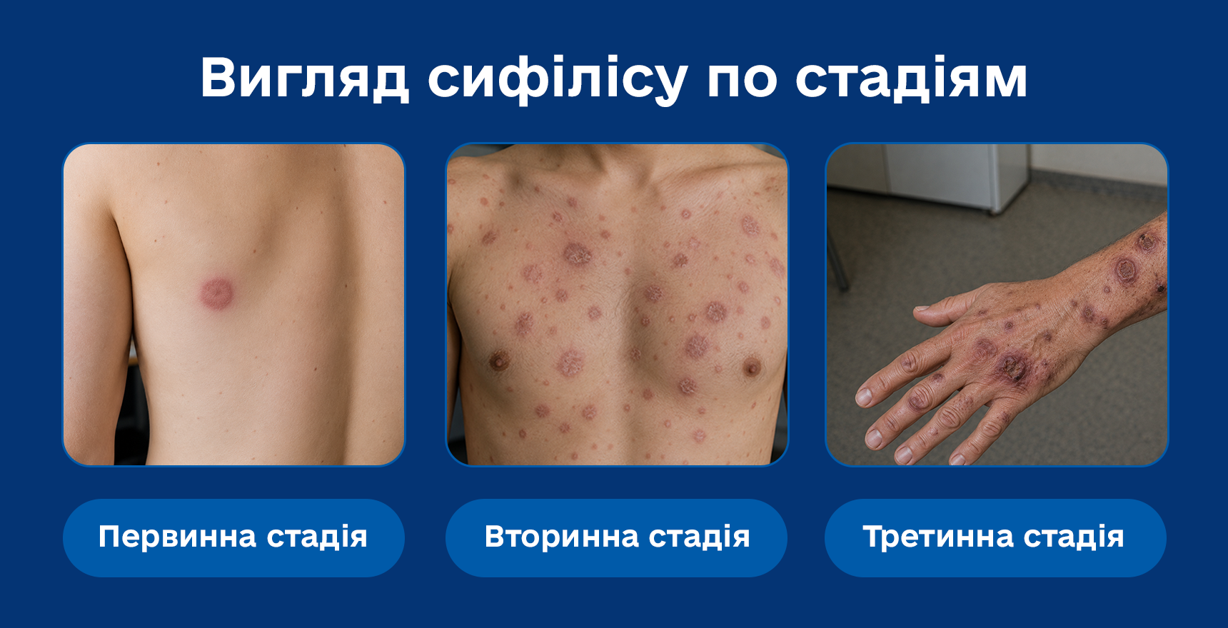 види сифілісу 